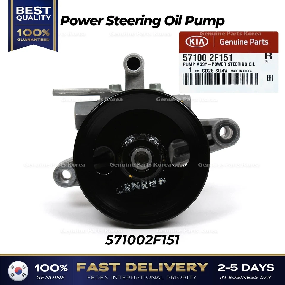 ⭐Genuino⭐ Bomba de aceite de dirección asistida 571002F151 para Kia Spectra Foto 2 de 4