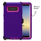 For Samsung Galaxy Note 8 Defender Rugged Case (Belt Clip Fits Otterbox) PP-PINK