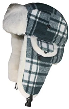 Best Winter Hats Big Kids Quality Madras Plaid Russian/Trapper Hat W/Faux Fur