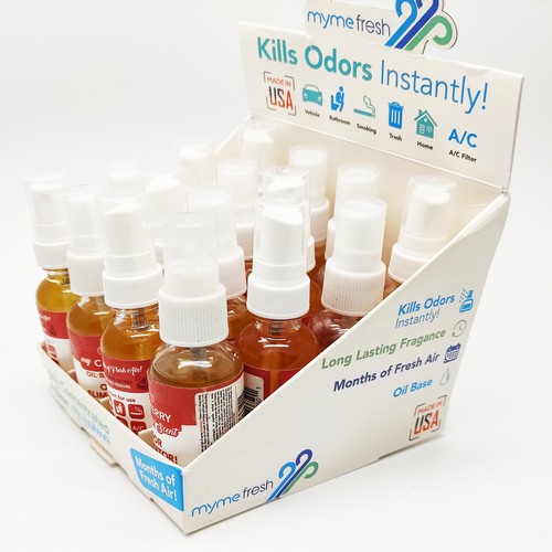 Air Freshener Odour Eliminator 16x OIL Car Home Tough on Bad Smells REFURBISHED - Picture 2 of 5