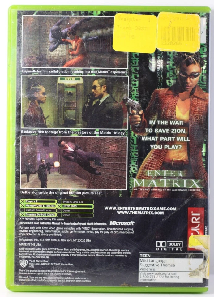 Enter the Matrix (Microsoft Xbox, 2003) - Image 2 of 4