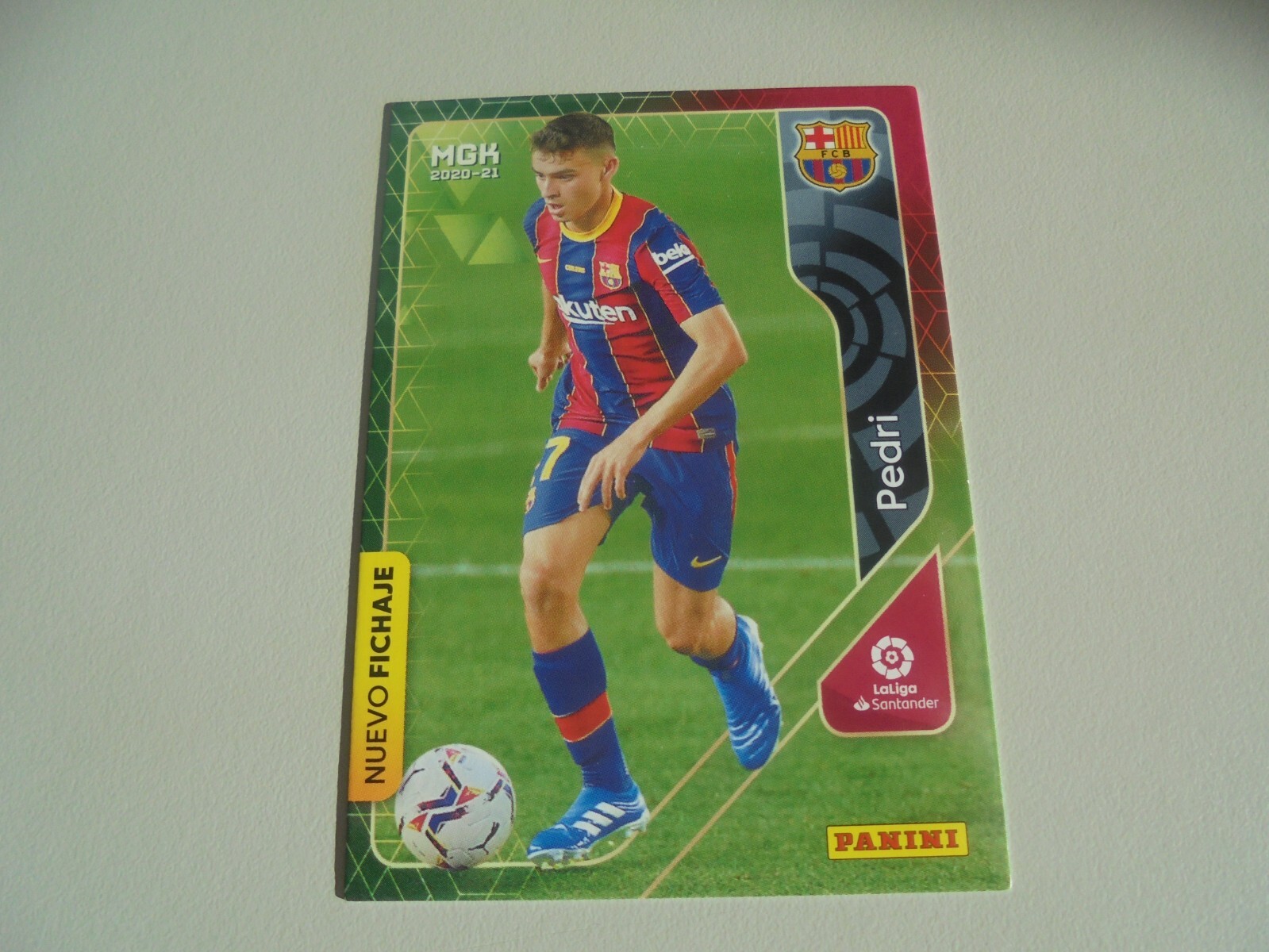 Pedri RC Barcelona Megacracks 2020-21 Rookie Card PANINI #430