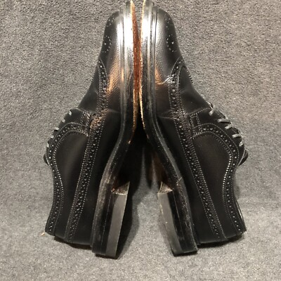 Stafford Shoes Mens Size 7.5 3E Wingtip Brogue Oxford 51401  display picture 3