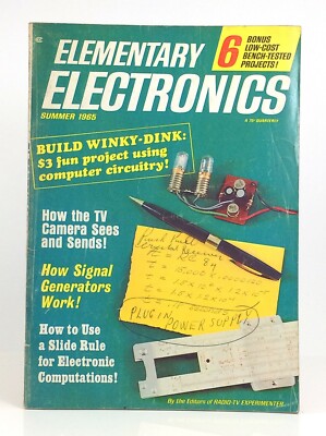 Elementary Electronics Summer 1965 Number 739 Magazine K419