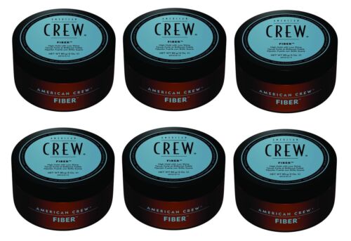 AMERICAN CREW FIBER. TEXTURE, MATT FINISH. STRONG HOLD. LARGE 85G WAX x 6 - Picture 1 of 1