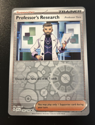 Professor's Research 190/198 Scarlet & Violet Reverse Holo Mint