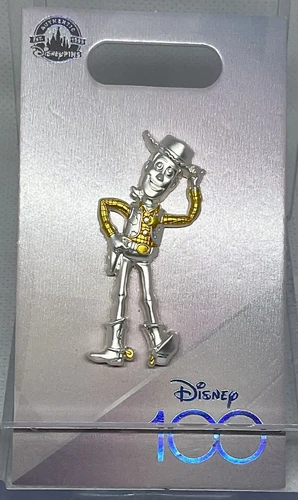 Disney 2023 Platinum 100 Years of Wonder Woody Toy Story  pin