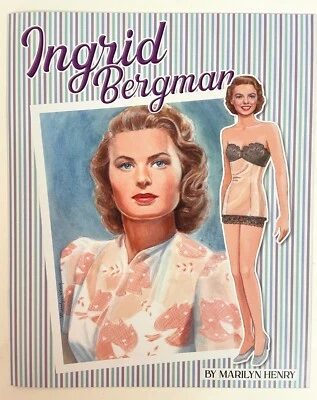 **Classic Hollywood Star ** INGRID BERGMAN PAPER DOLL BOOK by Marilyn Henry