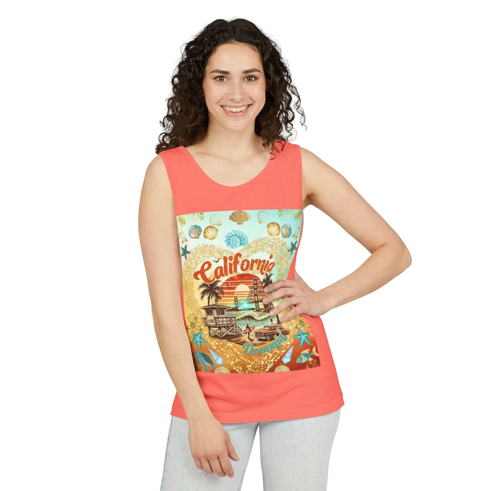 California Sunset Unisex Tank Top, Beachwear, Summer Fashion, Vacation [...]
