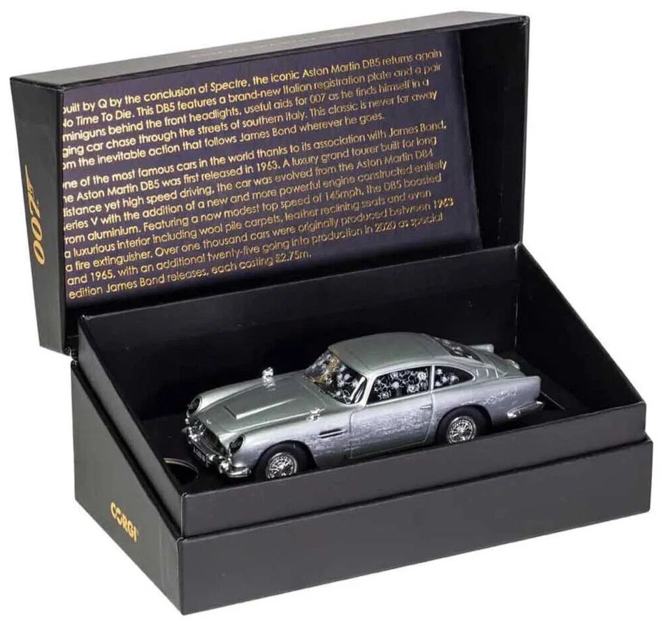 Corgi James Bond "No Time To Die" Aston Martin DB5 1:36 Die-Cast Car CC04314 - Image 2 of 4