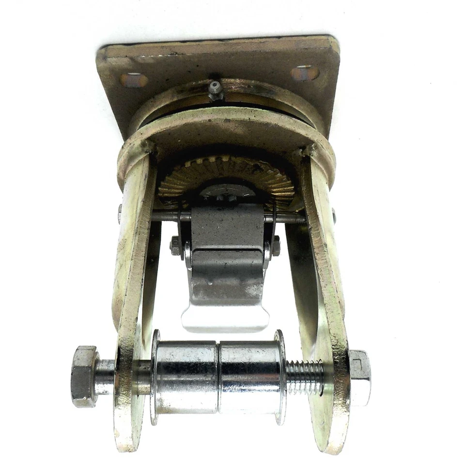 Rueda de bloqueo de placa giratoria Blickle 8" Foto 3 de 4