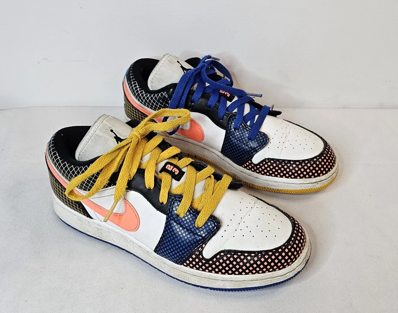 Scarpe Nike Air Jordan 1 Low MMD BG Youth 6Y donna taglia 7 5 bianco mango DH7547 100