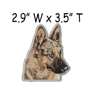 Gsd Patch German Shepherd Patch Embroidered Iron-on Applique, Dog Breed, Family ...