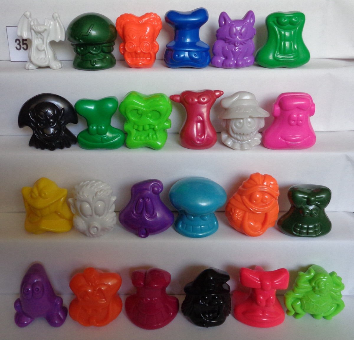 MCDONALD'S HAPPY MEAL MONSTER CRAZY BONES SET OF 24: ORIGINAL