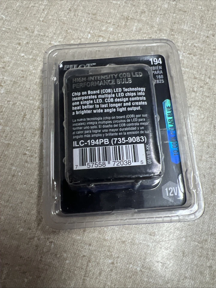 Pilot ILC-194PB Azul Polar Intensidad LED COB Bombilla Para 194 168 2825 Foto 2 de 3