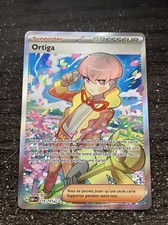 ORTIGA FULL ART - POKÉMON 219/197 EV03 FLAMMES OBSIDIENNES NEUF FR