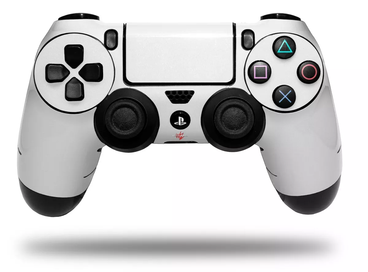 Skin for Playstation 4 Sony PS4 Controller Solids Collection White