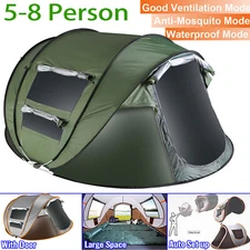 5-8 People Camping Hiking Tent Waterproof Automatic Outdoor Instant Pop Up Tent