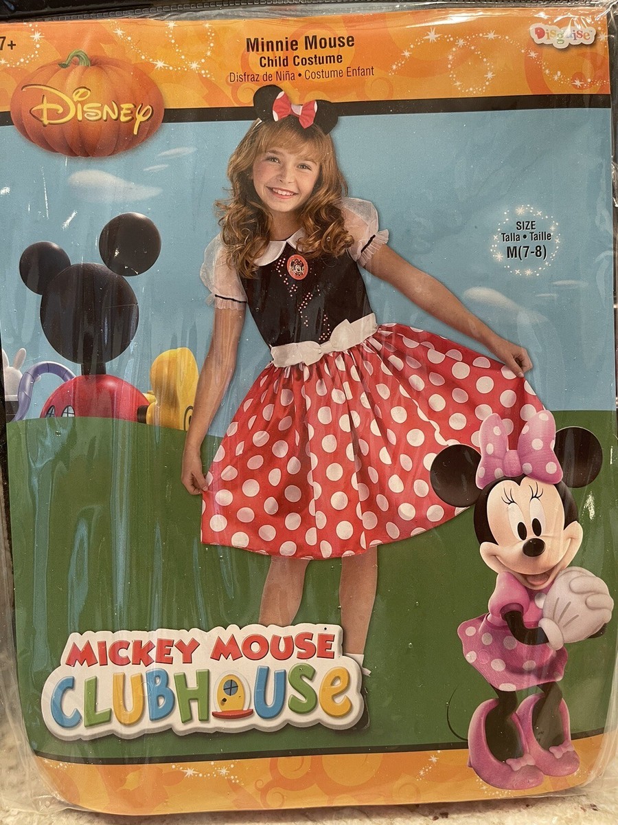 Minnie Mouse Costume Child S(4-6)/ M(7-8)/ Plus