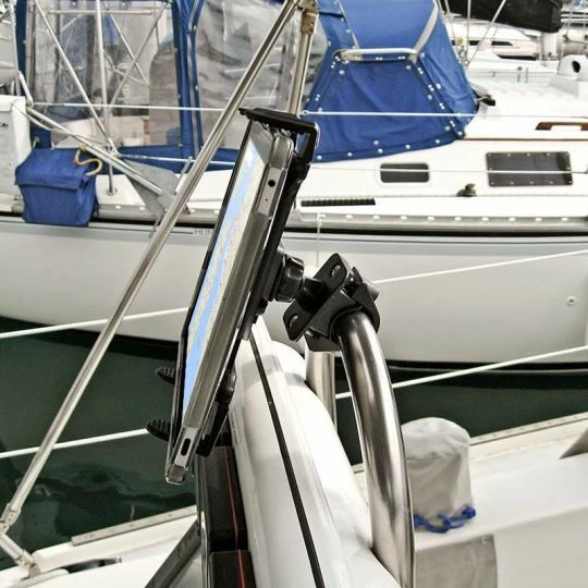 Suporte para capacete de barco com suporte para Apple iPad, Apple iPad Mini compatível com capas - Imagem 2 de 2