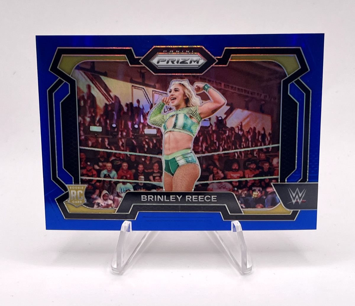2024 Panini Prizm WWE - Blue Prizm #36 Brinley Reece /199 (RC)