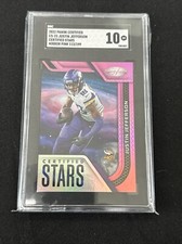 2022 Certified Stars Mirror Pink /199 Justin Jefferson #CS-23 SGC 10 Vikings