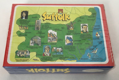 Suffolk England Pictorial Landmark Map Playing Cards Deck SEALED NEW UNOPENED