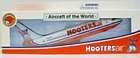 Hooters Air Boeing 737-200 Scale 1:130 Airplane Model Defunct Airlines - New