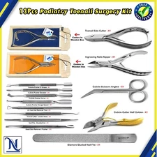 Podiatry Tools Set Toenail Removal Surgery Instruments Manicure Nail Cleaner CE