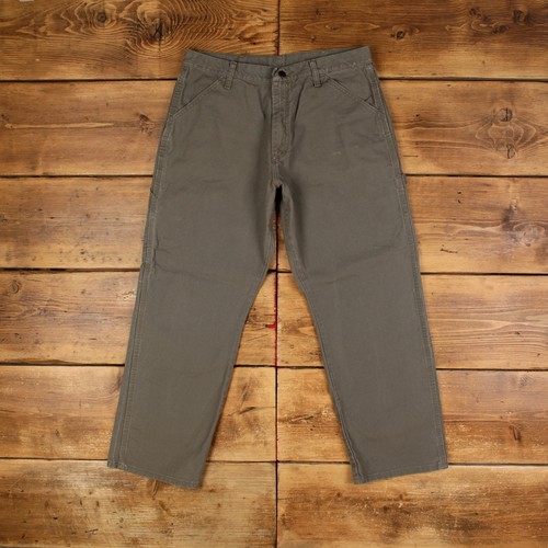 Vintage Rustler Carpenter Pants Hose 33x29 Herren Straight Grün Baumwolle