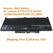 Genuine J60J5 Battery for Latitude E7470 E7270 7470 7270 1W2Y2 0MC34Y MC34Y 55WH