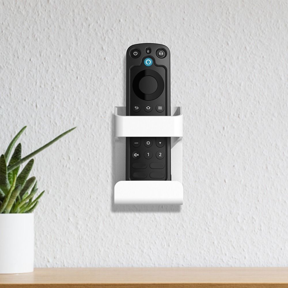 Universal TV Remote Holder Wall Mount Phone Charging Organizer eBay