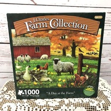 1000 Piece Puzzle J. Charles Farm Collection “A Day At The Farm” New Made In USA