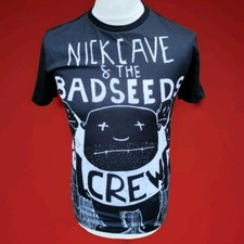 Nick Cave and the Bad Seeds band Men T-shirt Black Tee XS Adult