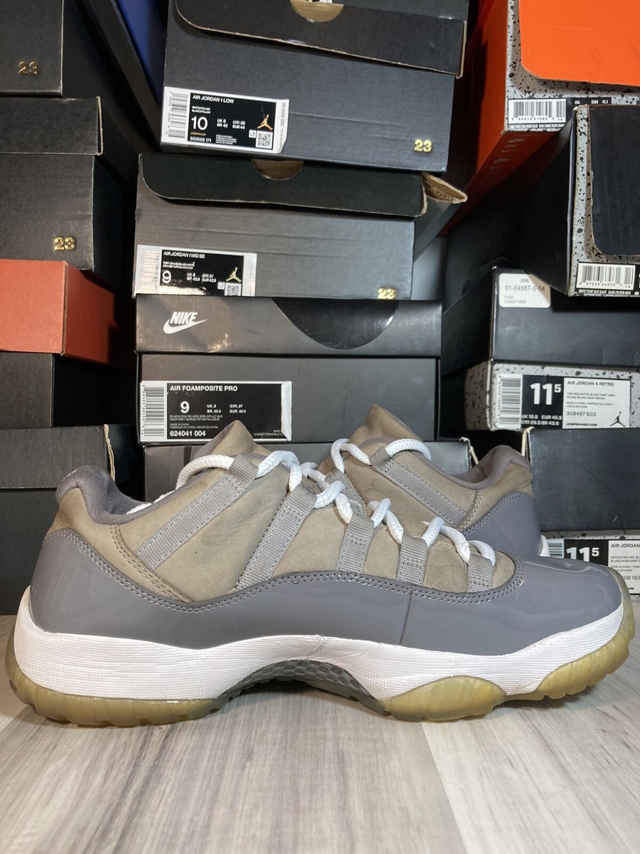 Nike Air Jordan Retro 11 Low Cool Grey Pre-Owned Size 9.5 | eBay