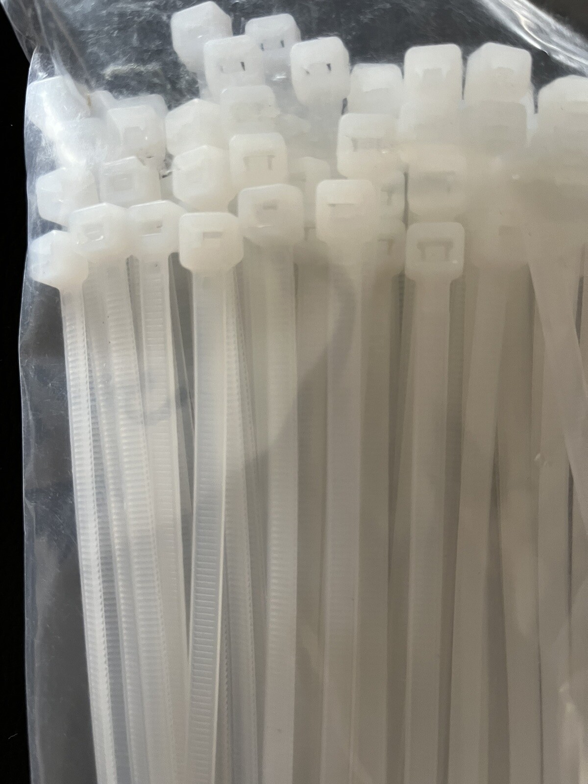 100 Pack White Cable Ties eBay