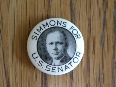 Simmons For U.S. Senator - Pinback Campaign Button