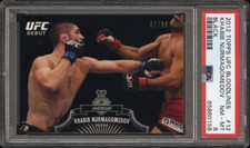 Khabib Nurmagomedov 2012 Topps UFC Bloodlines #12 Black Rookie Card RC /88 PSA 8