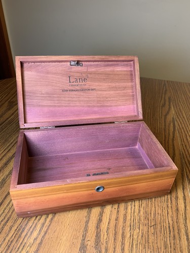 Lane Mini Cedar Chest Jewelry Box Presented By Elder Beerman Richmond, Indiana