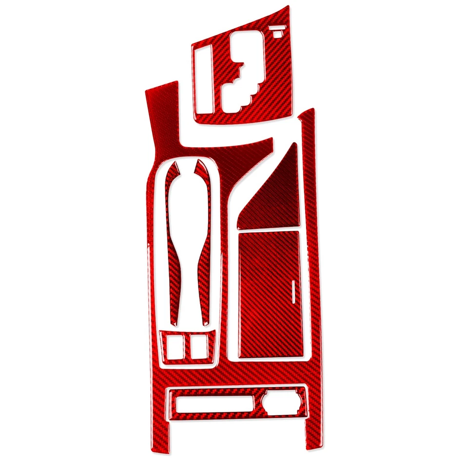 8 peças tampa de painel de câmbio de marchas de fibra de carbono vermelha para Lexus RX RX350 RX450h 2010-2015 - Imagem 2 de 4