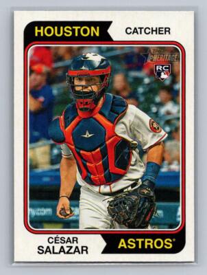Cesar Salazar 2023 Topps Heritage RC Houston Astros #655