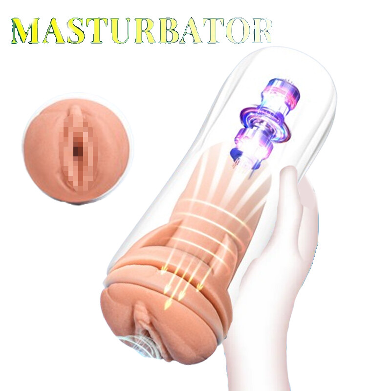 Elektrischer Masturbator Vagina Handfrei Cup Penis Vibrator Männer Sexspielzeug