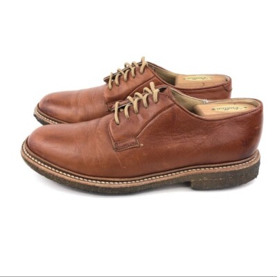 Frye James Crepe Rubber Whiskey Brown Leather Plain Toe  display picture 2