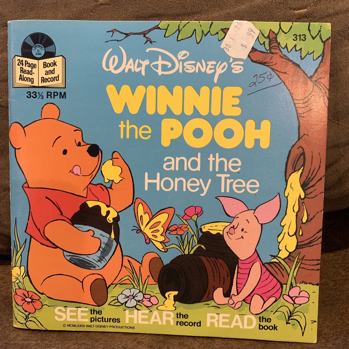 本 Walt Disney book and record & box