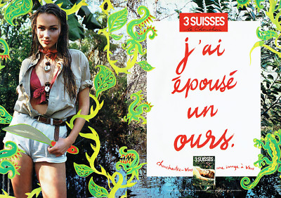 Advertising 038 1992 fashion catalogue les 3 Suisses (2p)