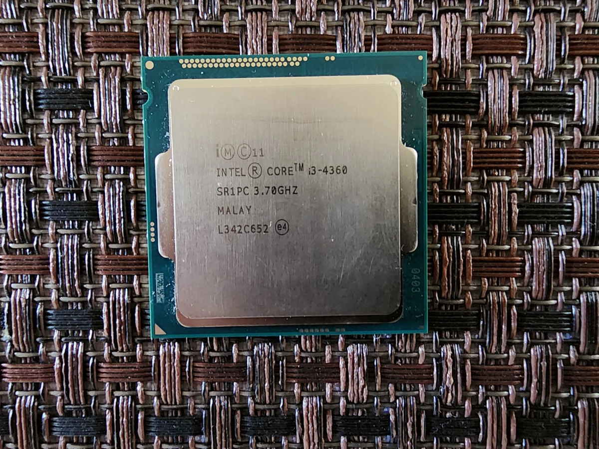 INTEL CORE i3 4360 DUAL CORE SOCKET 1150 CPU DESKTOP CPU SR1PC 3.70GHz 2