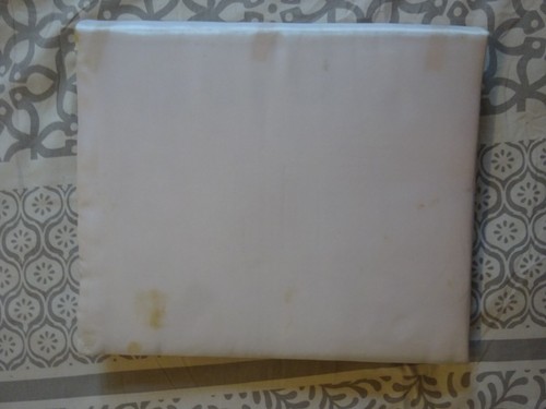 WEDDING ALBUM SATIN (STAINED) COVERED VINTAGE-UNUSED-27 DOUBLE SIDED PAGES - Picture 18 of 22