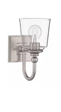 Park Harbor PHVL3011 Antonia 1 Light 5-1/2"W Bathroom Sconce - Chrome NEW 