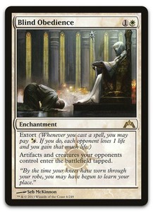 Blind Obedience #6 Gatecrash MTG Rare
