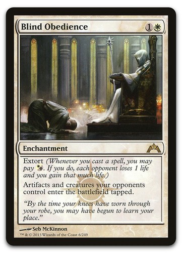 Blind Obedience #6 Gatecrash MTG Rare